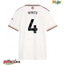 Camiseta Arsenal Ben White #4 Tercera Equipación para mujer 2025-26 manga corta